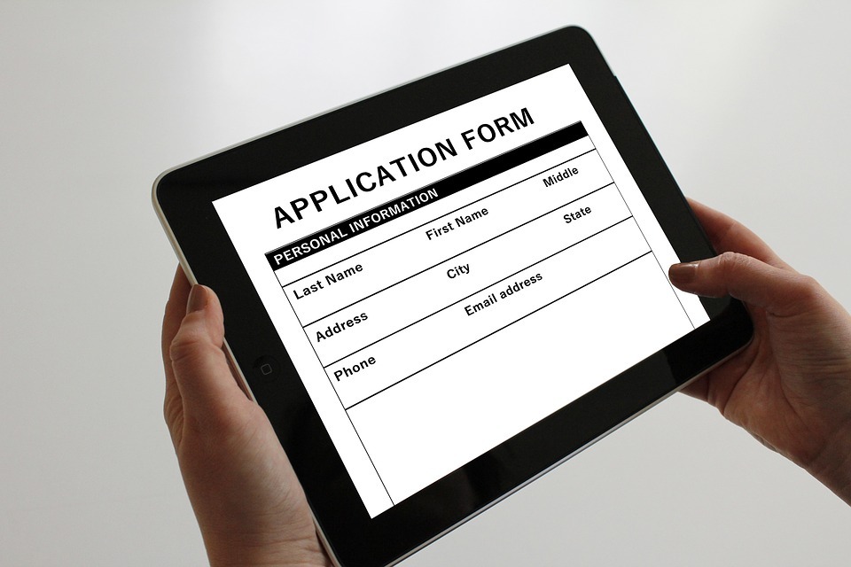 The improvements in eGovernance increasing the amount of individuals using online application forms