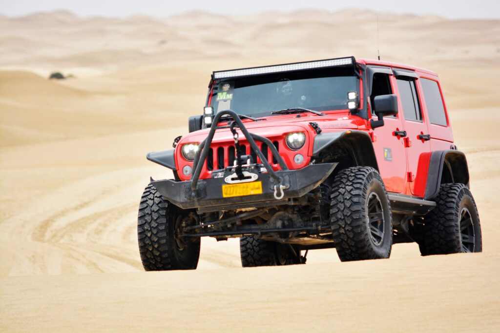 jeep-on-sand-dunes image