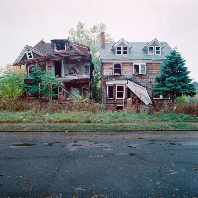 Abandoned city of Detroit, a real Zombieland