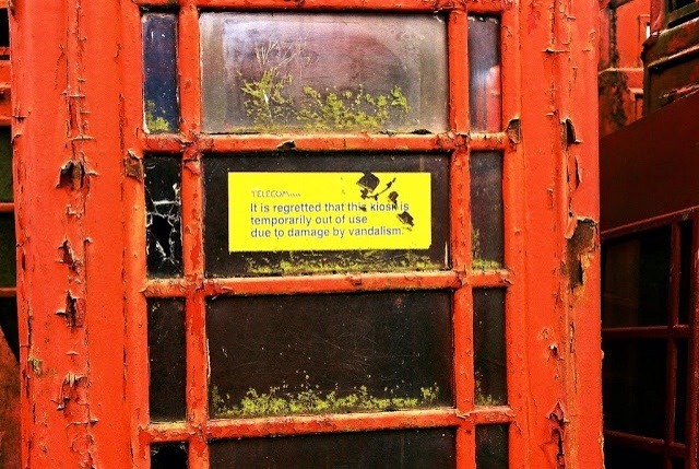 UK's red telephone box graveyard