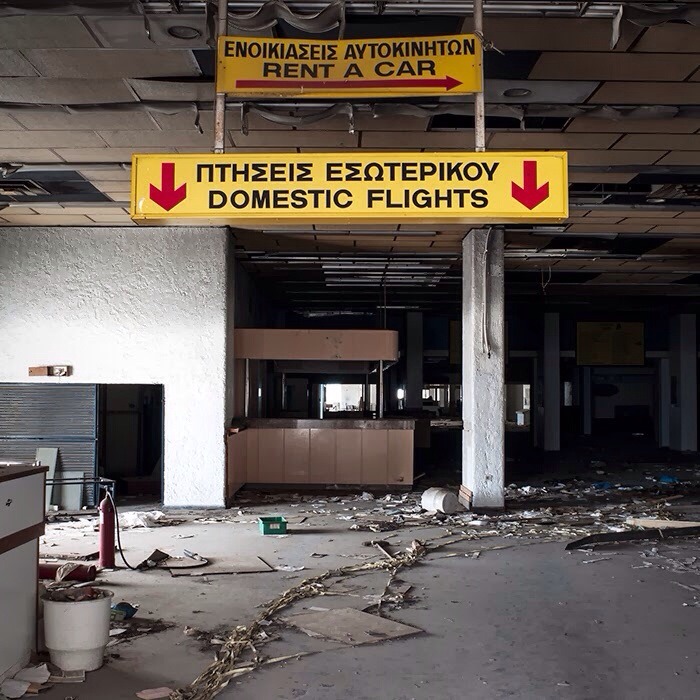 The old abandoned airport of Athens
