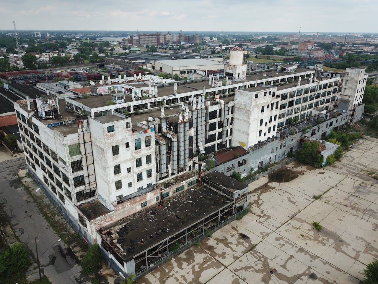 abandoned factory Detroit