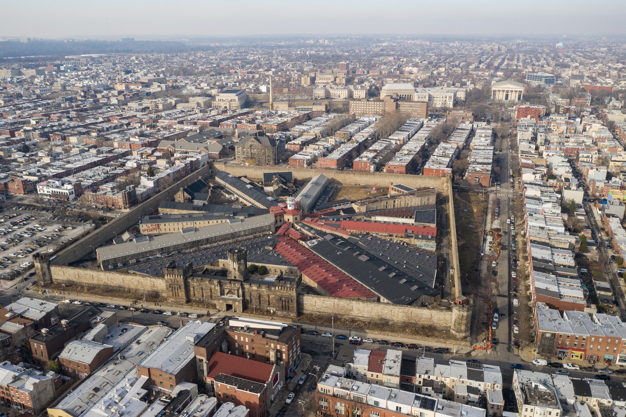 Eastern State Penitentiary Arial View