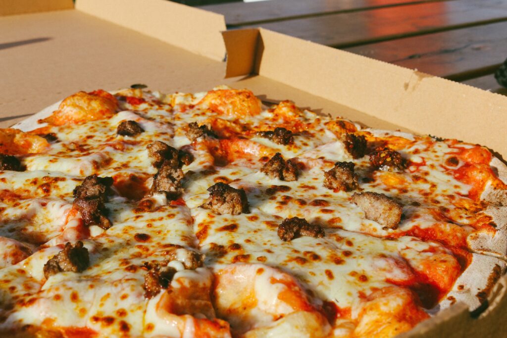pizza in a box image