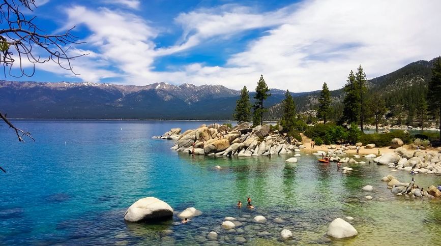 the beautiful Lake Tahoe