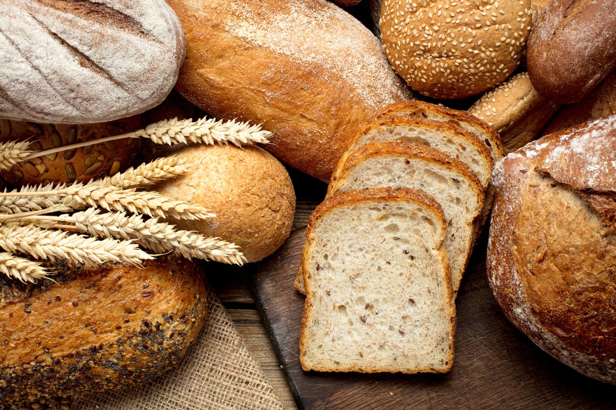 bread and organic flour