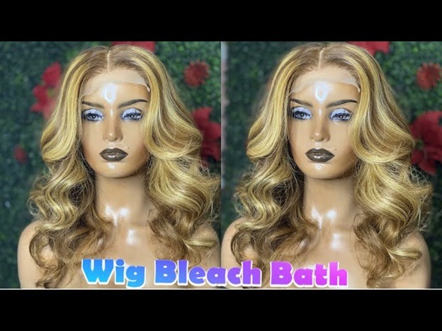 Clean your wig with a bleach bath