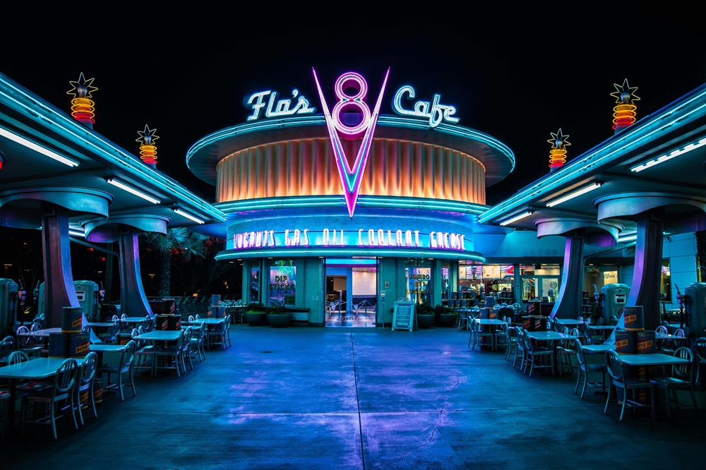 Café inside Disneyland
