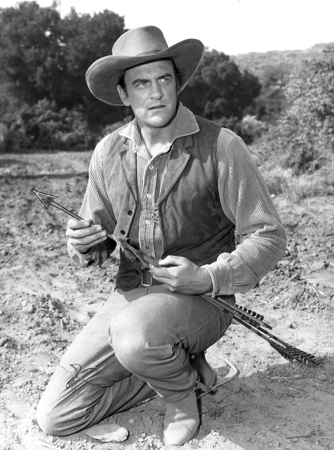 James Arness as Gunsmoke's Matt Dillon in 1956
