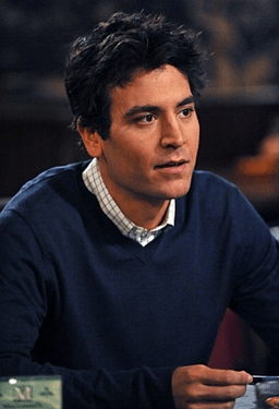 Josh Radnor during the shoot of How I Met Your Mother