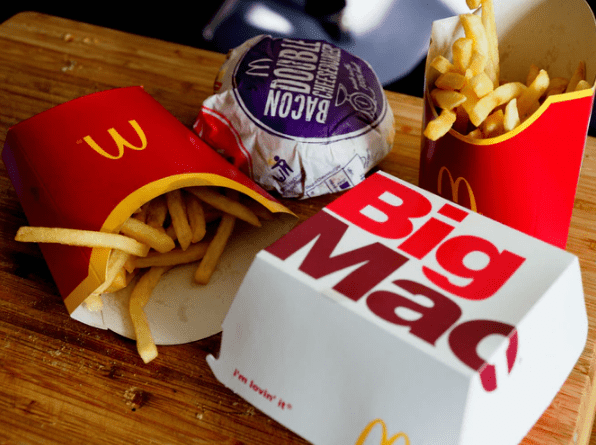 McDonald’s Big Mac and fries