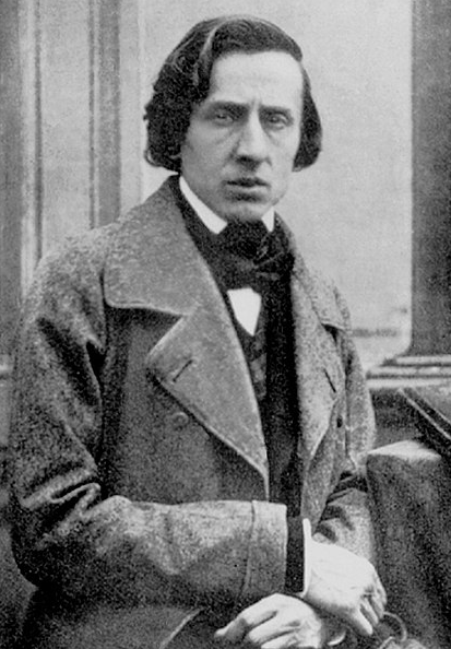 a daguerreotype portrait of Frederic Chopin
