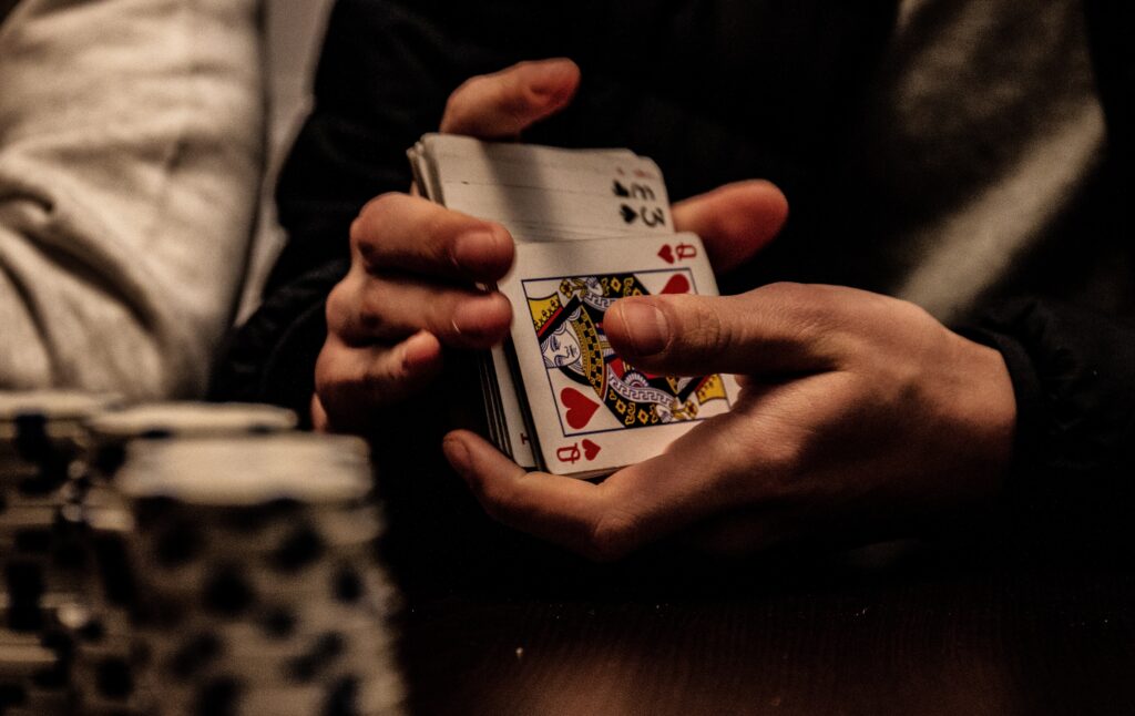 France, game, dame, queen, hand, card, poker, human, gambling