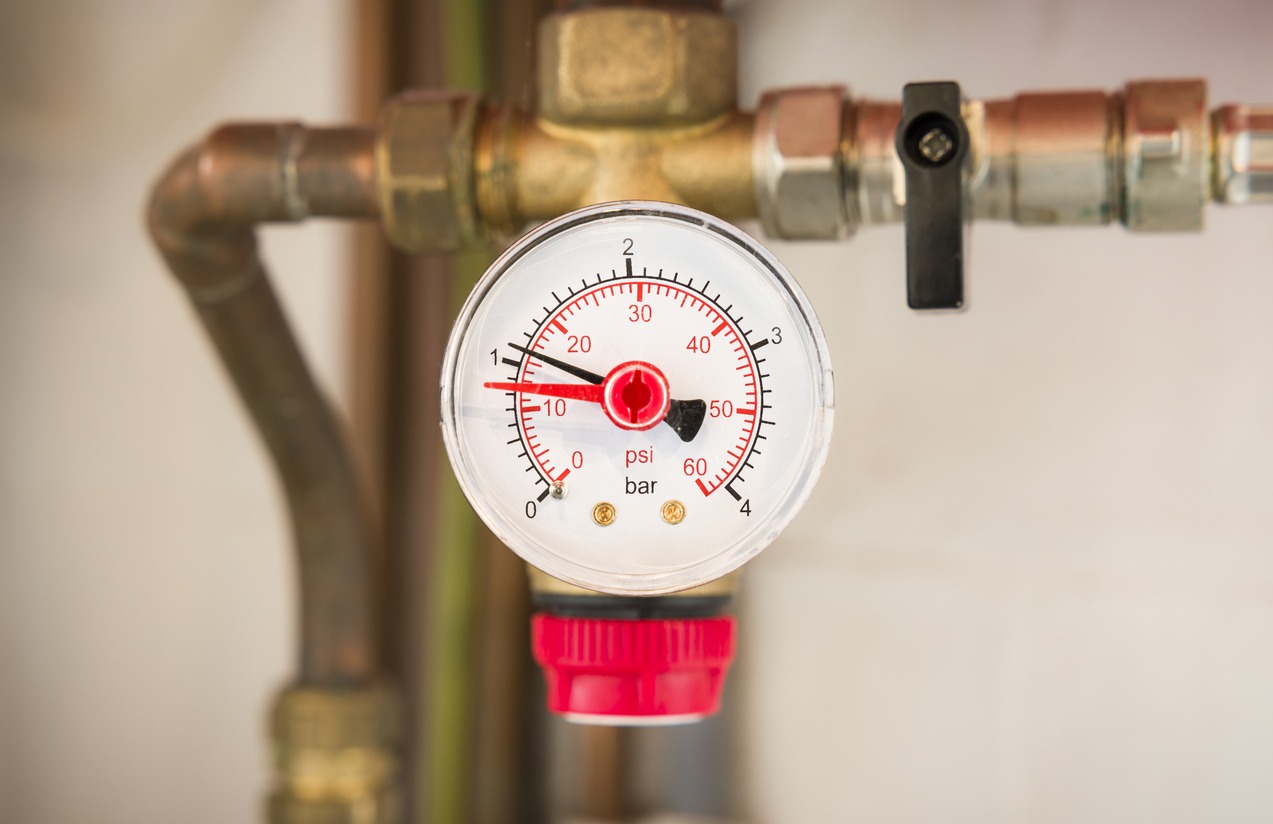 pressure gauge water heater