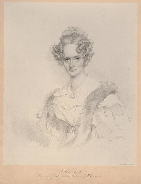 A portrait vignette of a woman in the 19th century