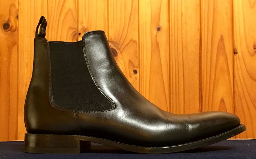 Chelsea boto in black calf leather