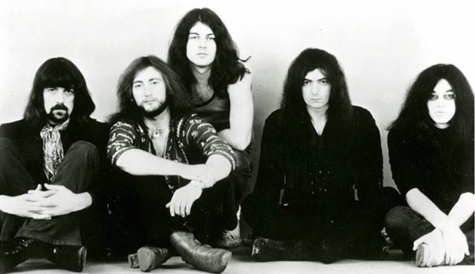 Deep Purple Mark II in 1971. Left to right: Jon Lord, Roger Glover, Ian Gillan, Ritchie Blackmore and Ian Paice