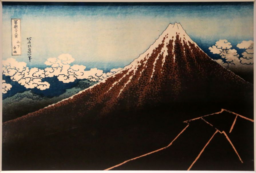 One of the pictures from the thirty-six views of mount fuji