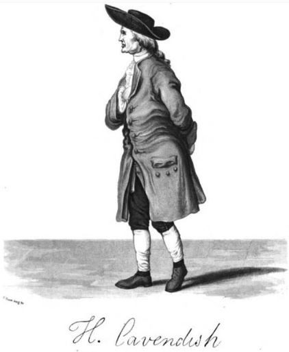 Picture and signature of the noted natural philosopher, Henry Cavendish