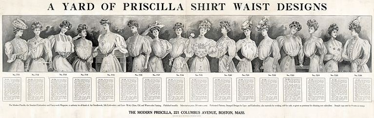 Shirtwaist designs of the early 1900s