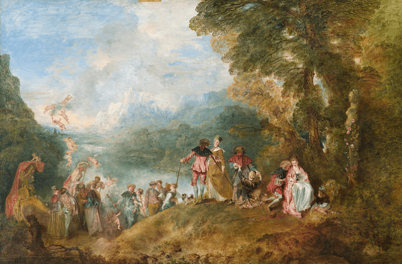 The Embarkation for Cythera painting