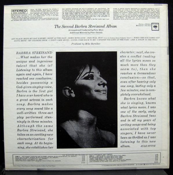 The Second Barbara Streisand Album