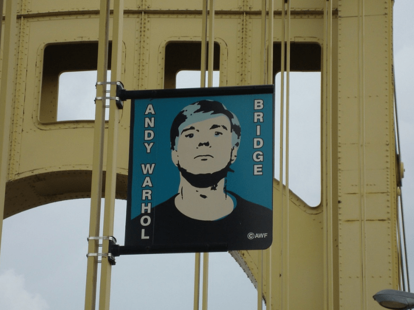 Warhol sign in Pittsburgh
