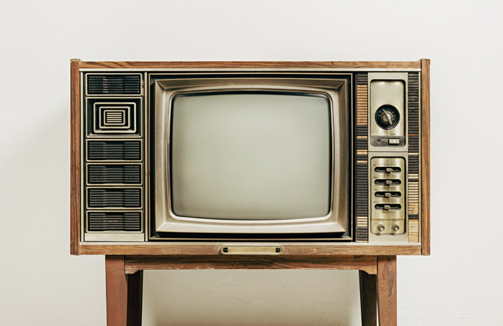 A retro television
