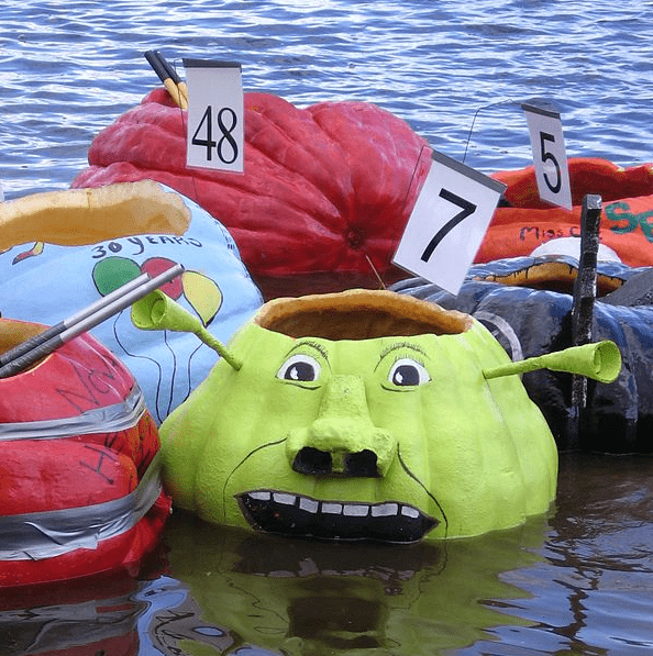 funny giant pumpkin kayaks designs