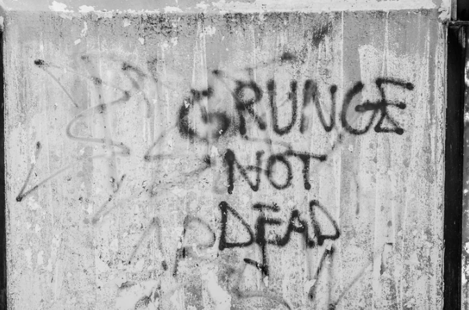 grunge not dead graffiti