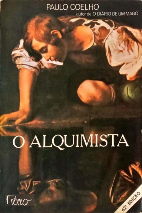 Original publisher edition of the novel "The Alchemist" by Paulo Coelho