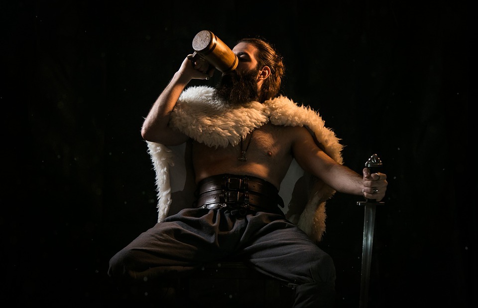 A Viking cosplay