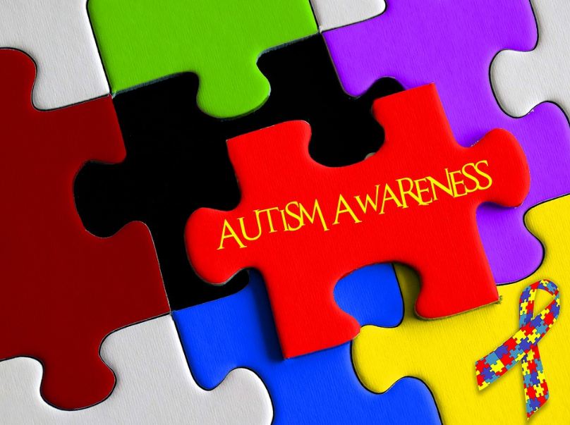 A picture raising awareness for autism