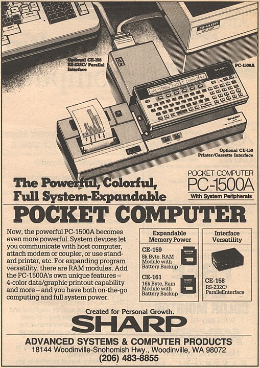 Sharp Pocket Computer