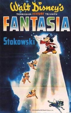 The official poster for Fantasia. 