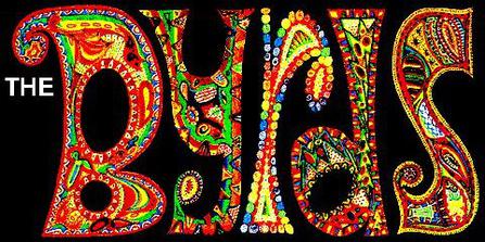 The Byrds' psychedelic mosaic logo
