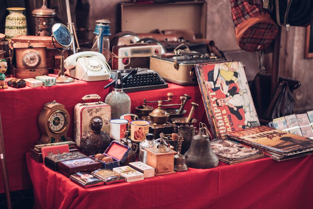 A collection of vintage objects