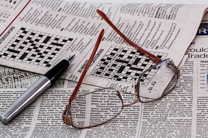 Newspaper puzzle games
