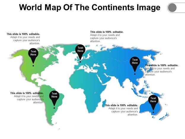 Template 8 World Map Of The Continents Image
