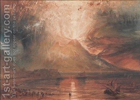 Mount Vesuvius in Eruption, 1817 by Joseph Mallord William Turner