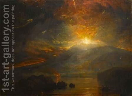 The Eruption of the Soufriere Mountains in the Island of St. Vincent, 1812 by Joseph Mallord William Turner