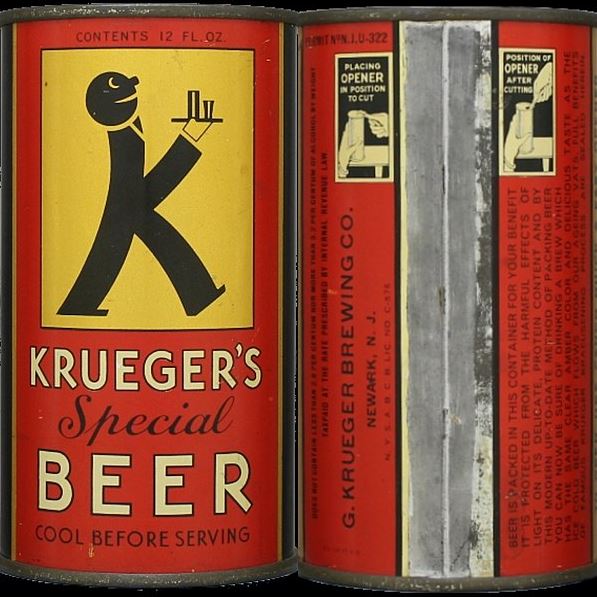 the first beer in can