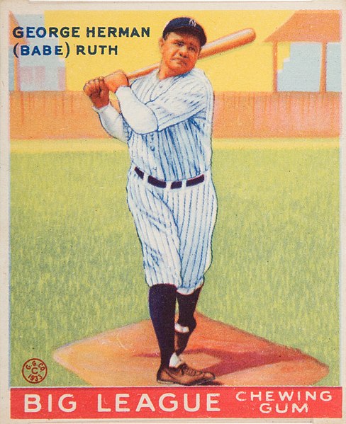 Babe Ruth card