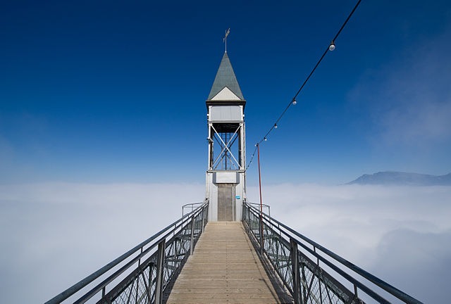 hammetschwand lift above the clouds