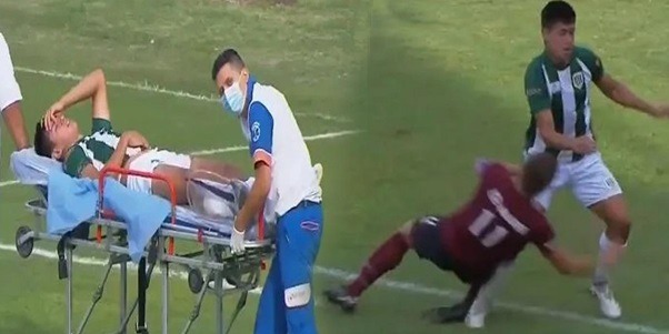 The most unfortunate injury in a football match