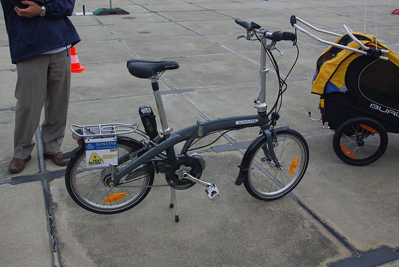 Sunstar electric folding bike