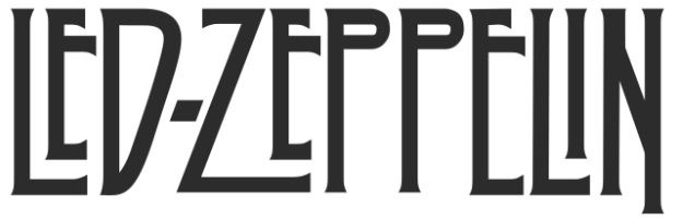 Led Zeppelin’s logotype, used since 1973.