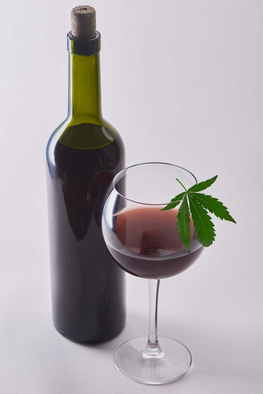 wine infused with cannabis