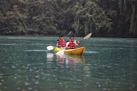 Popular Destination on Seletar Island Using Kayak