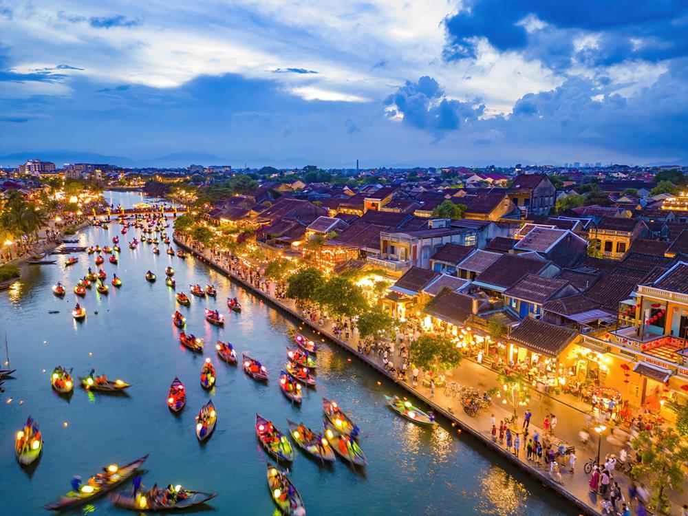 The ancient town of Hoi An